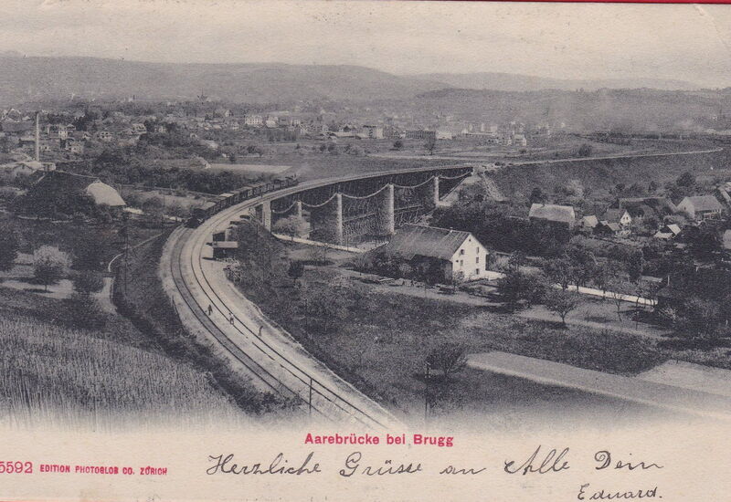 Bau Doppelspur 1905